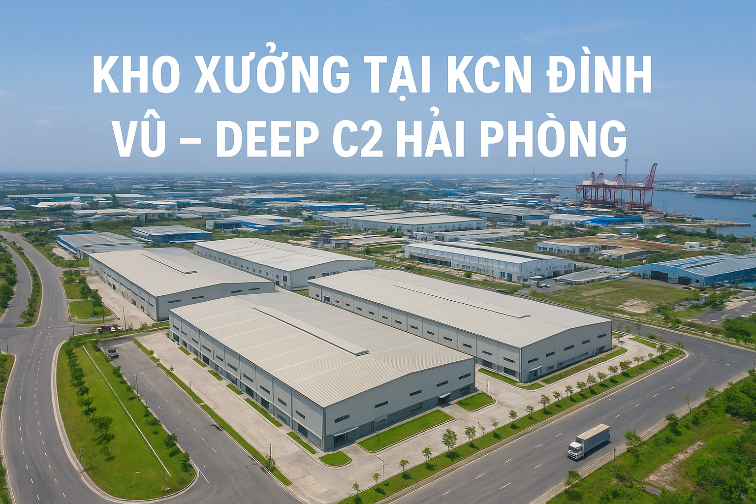Warehouses in Dinh Vu – DEEP C2 Industrial Zones, Hai Phong: A Golden Opportunity for Businesses in the Coming Years