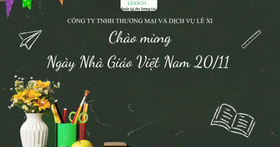 🎉 HAPPY VIETNAMESE TEACHERS’ DAY – NOVEMBER 20th 🎉