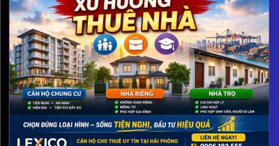 RENTAL HOUSING TRENDS IN HAI PHONG 2026 – APARTMENTS, PRIVATE HOUSES OR RENTAL ROOMS?