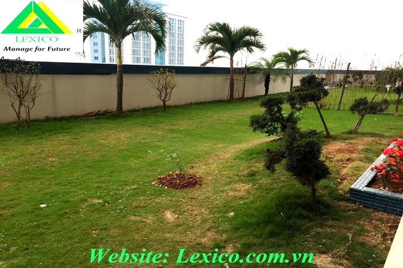 Apartment for 2 big bedrooms with garden for rent in Hai Phong