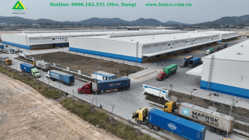 Warehouse for rent in Viet Hung Industrial Park - Quang Ninh (Quang Ninh International Logictics Center)